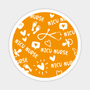 nicu nurse - orange Magnet